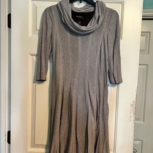 Tan sweater dress